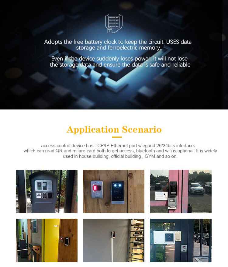 QR Code Reader Barcode Scanner Access Control