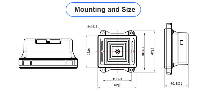 LV4900 RS232 Vending Machine Fixed Mount Scanner