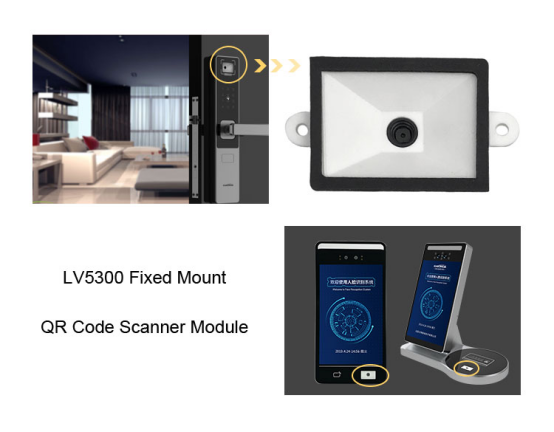 Industrial QR Code Scanner for Self-service Cashier Kiosk